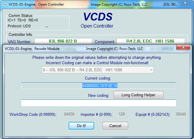 vcds codes